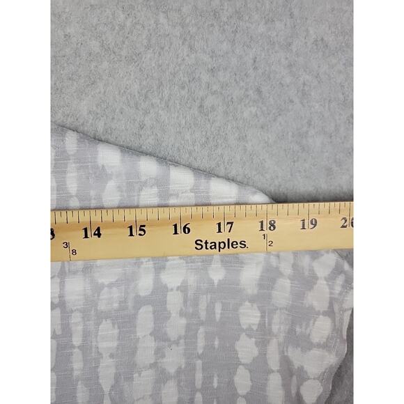 Torrid Gray Tie Dye SS V Neck Tie Front Stretch Button Up Shirt Women's 00 Large - Picture 10 of 12